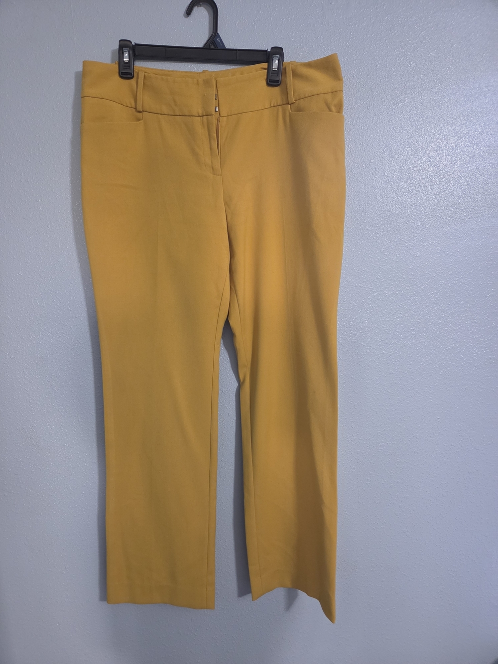The Limited Mustard Straight-Leg Trousers Size 14